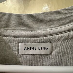 Anine Bing Gray Sweatshirt